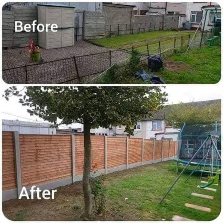 before after